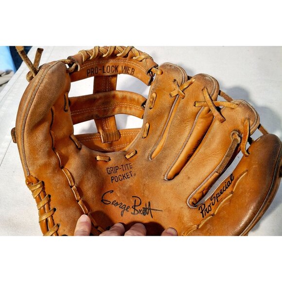Wilson George Brett Pro-Lock Web Baseball Glove A 2250 - Picture 4 of 9